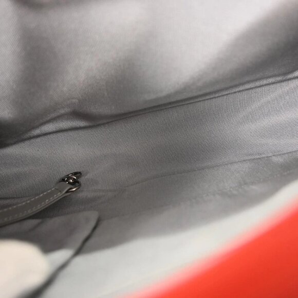 Boy Chanel Red Calfskin Wild Stitch Large Shoulder Bag 117227 - Picture 8 of 10